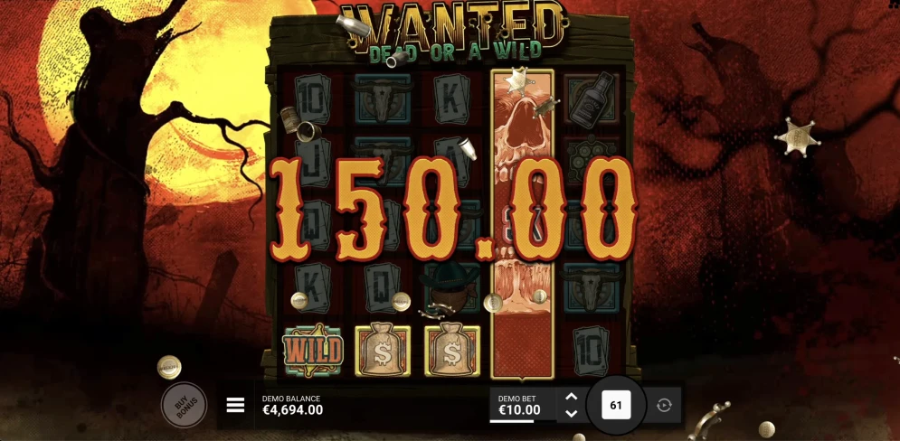 Wanted Dead Or A Wild Slot