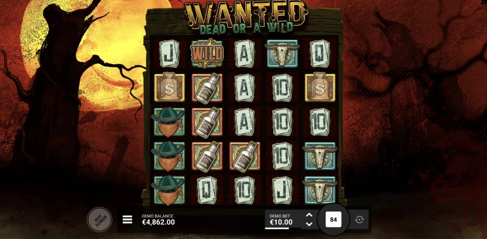 Wanted Dead Or A Wild Slot
